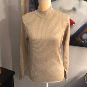 EUC Talbots Gold Sweater Size Medium
